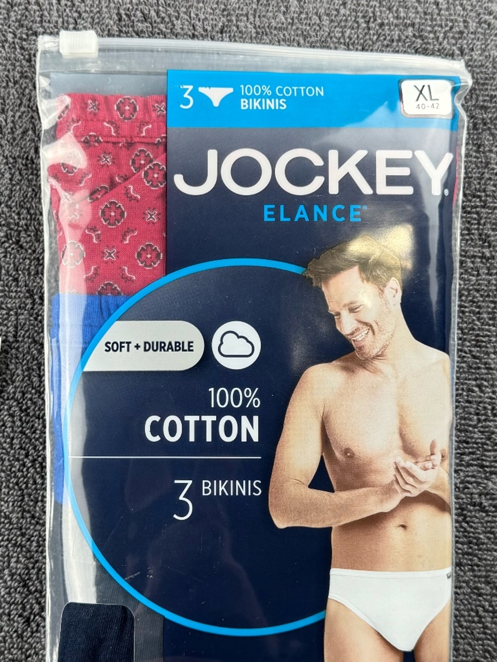 Jockey Elance men's bikini briefs 3-pack